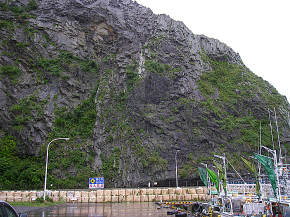 戸井漁港の施工前写真
